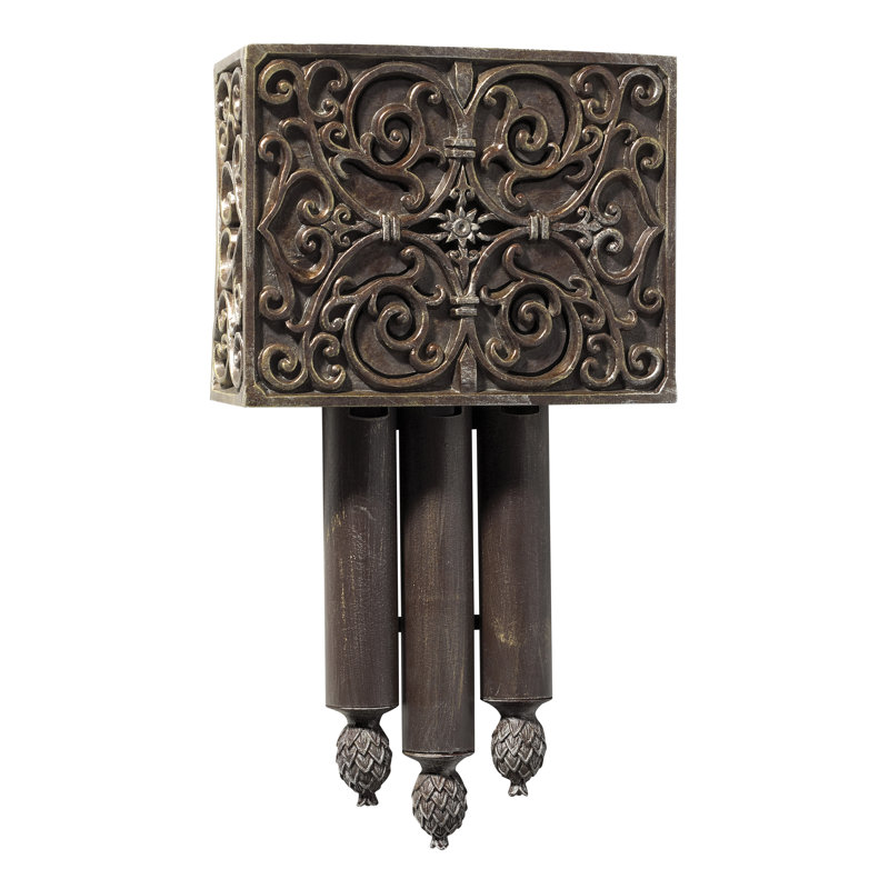 Carillon de porte rectangulaire craquelé Renaissance