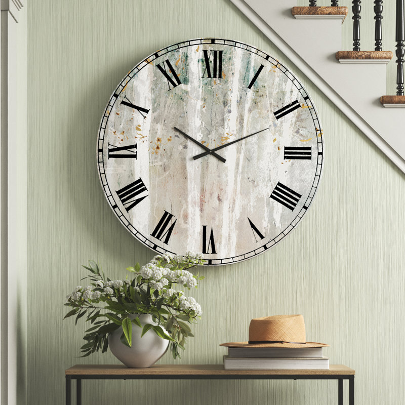 A Woodland Walk into the Forest V - Traditional wall clock, Large