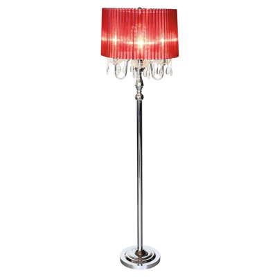 Warwick Chrome Traditional Floor Lamp