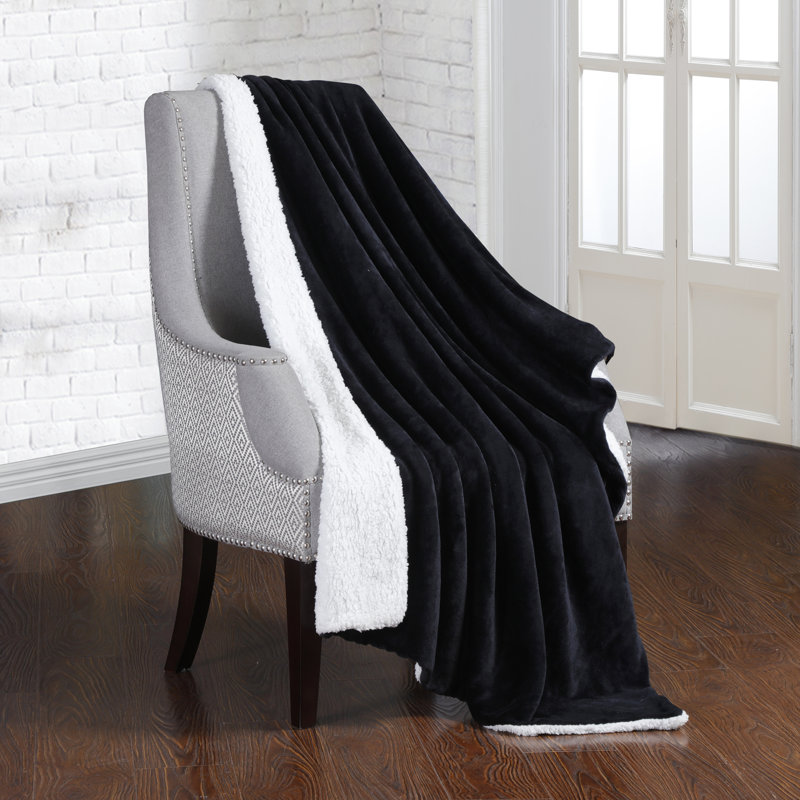  Housse de couette réversible simple Soft, Gris anthracite