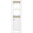 St. Clair Linen Cabinet, Two Interior  Shelves, Two Open Shelves, Single Door-286330642