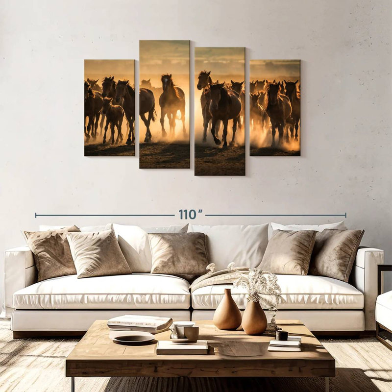 Brampt Cappadocia Horses, 48" H x 75" W