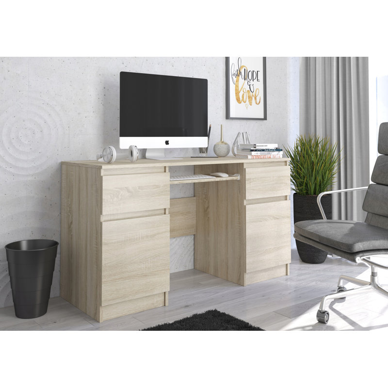 Anusca Computer Table, Tan