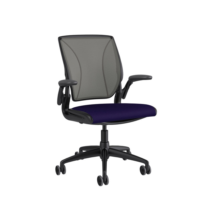 Diffrient World Wool Task Chair, Black, Catena/Caraway, Corde/Black