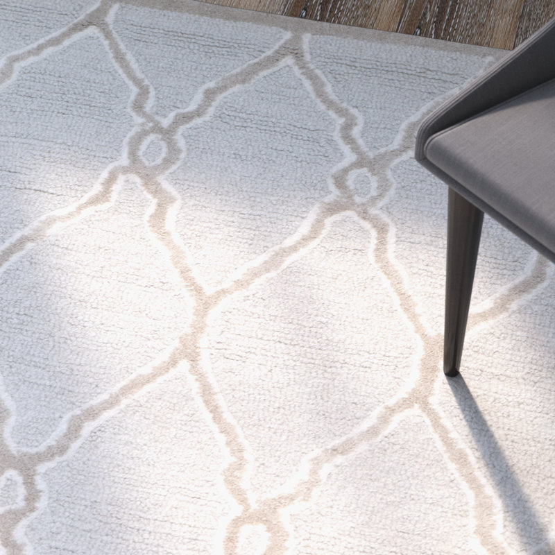 Tapis en laine touffeté à la main Cannen, Rectangle de 10 pi x 14 pi