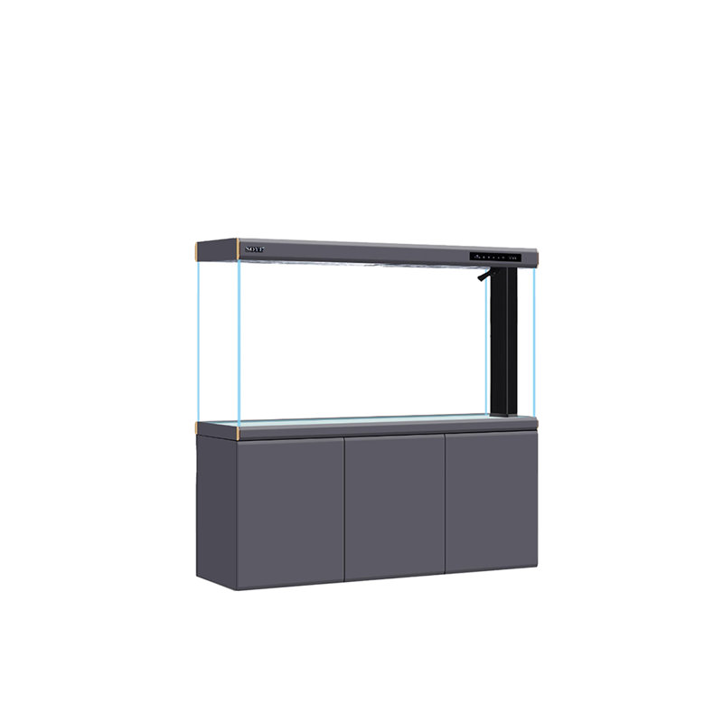 Grand aquarium 59,5 po gris, 70,01 gallons (H 62,99 po x l 59,06 po x P 15,75 p