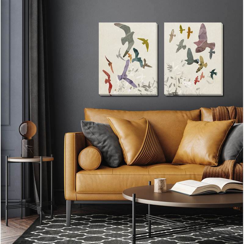 Flocage sur toile, ensemble d'art mural