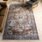 Franciskus SplashGuard Geometric Machine Washable Area Rug-1990464496