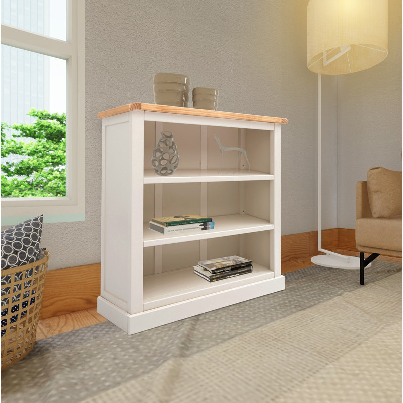 Ancram 90 cm H x 90 cm W Standard Bookcase, White