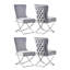 Yvelines Modern Velvet Dining Chairs - Ergonomic Velvet Upholstered Back with Stainless Steel Frame - Side Chair for Kitchen Living Room Dining Room-710523924-699648832
