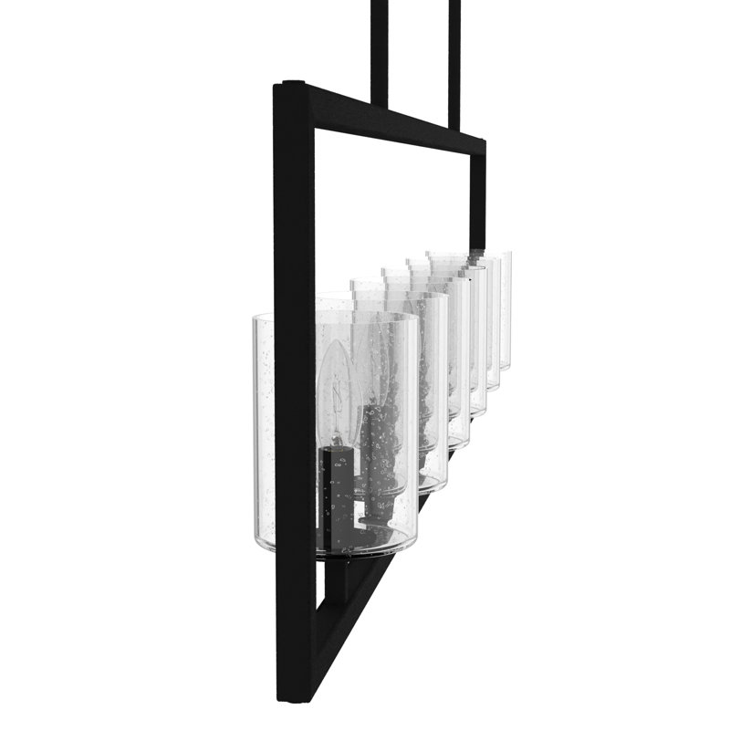 Kerrison 6 - Light Linear Geometric Chandelier