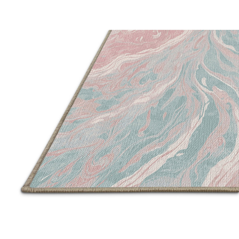 Machine Washable Beige Area Rug