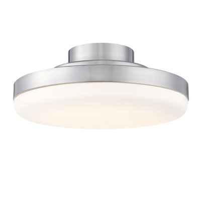 TriAire Ceiling Fan 12 inch Correlated Color Temperature (CCT) Select LED Light Kit - Brushed Nickel
