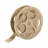 Decorative Objects for Home Decor – Champagne Movie Reel Sculpture for Kitchen Decor, Shelf Styling, or Decorations for Living Room – Vintage-Inspired Decorative Statues and Sculptures – 9", Champagne
