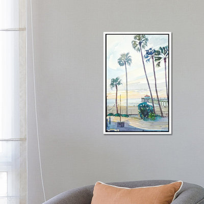 Manhattan Beach Pier 1 Piece Painting on Canvas