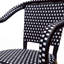 Chaises de bistro 2PCS pour l'extérieur en aluminium résistant à la rouille