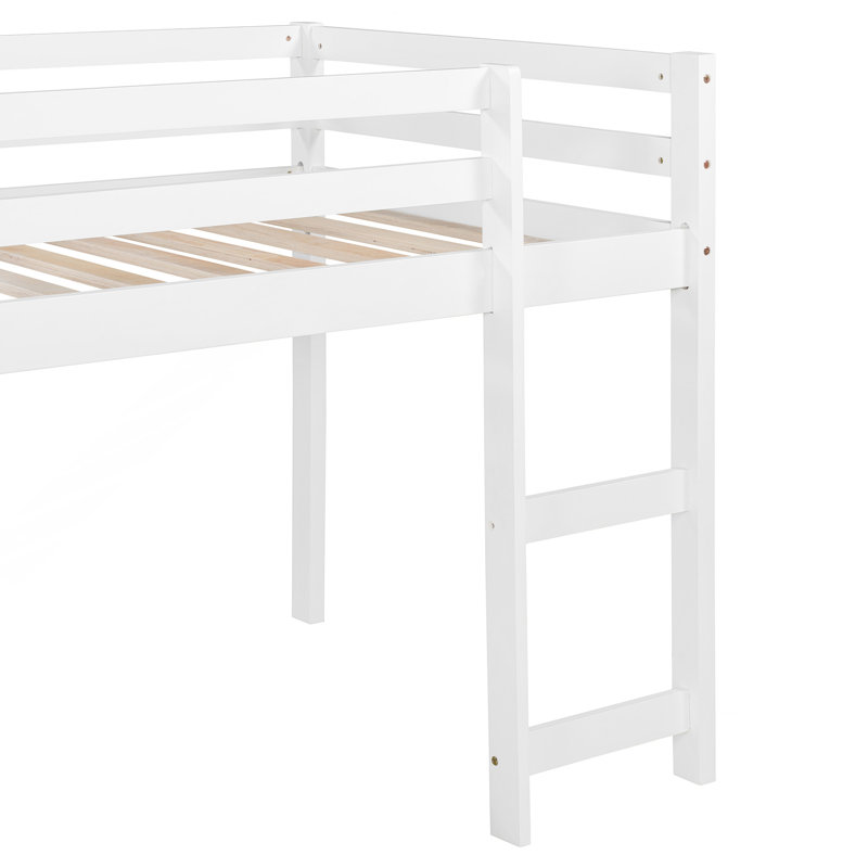 Loft Bed With Slide, Multifunctional Design, Full