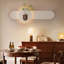 Décoration murale créative de style crème avec lumière DEL télécommandée-105153794-105153792