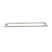 13A0BE5EAC71468D9312B9969FA3DE6F Single Sided Round Tubing Towel Bar With Mitered Corners, Brass Material, 24" Center To Center, 3/4" Tube Diameter, Satin Brass Finish
