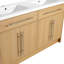 Meuble-lavabo autoportant 60 po, 4 portes à fermeture douce (meuble-lavabo seulement, sans lavabo)