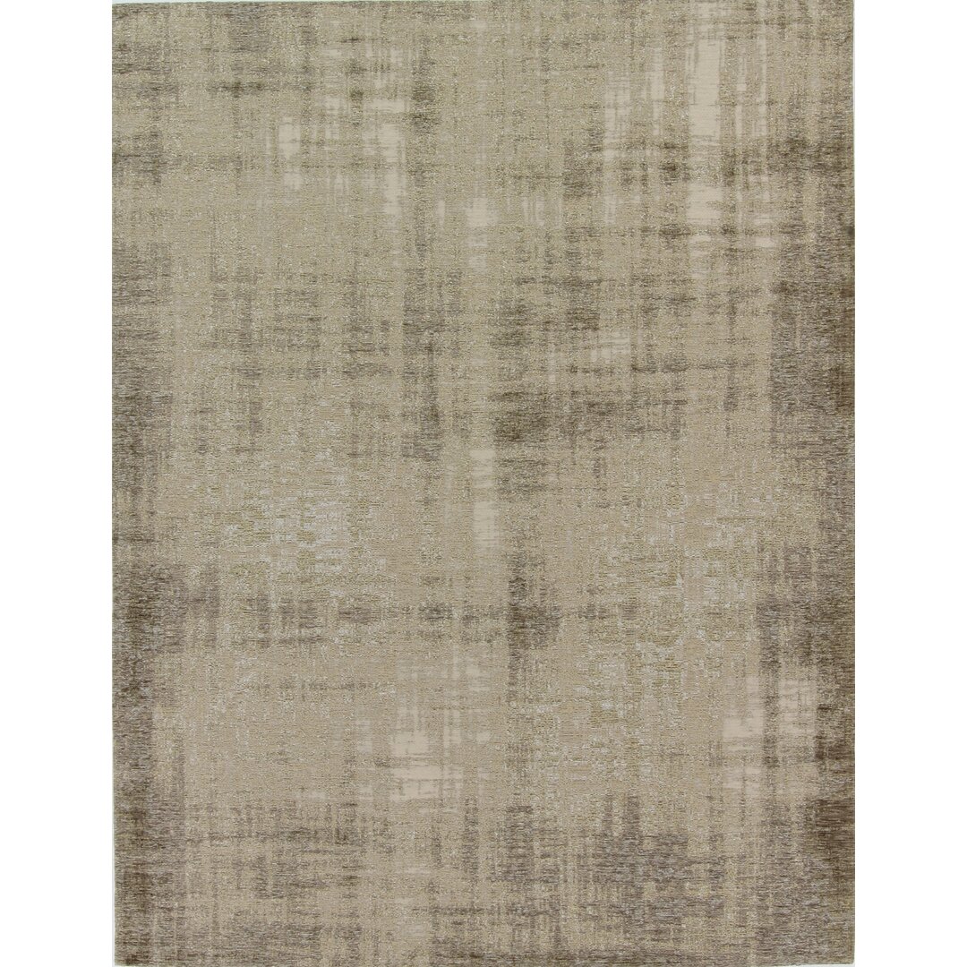 Flachgewebe-Teppich Louque in Beige