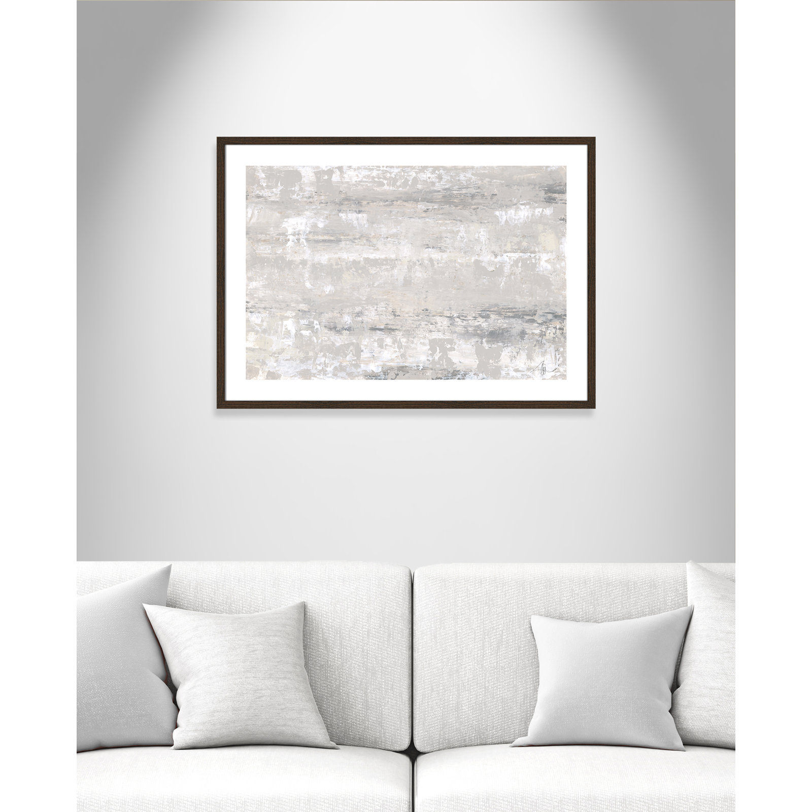 Desert Winds by Filippo Ioco - Print, 25.5" H x 35.5" W x 0.75" D, Walnut Wood Framed Paper
