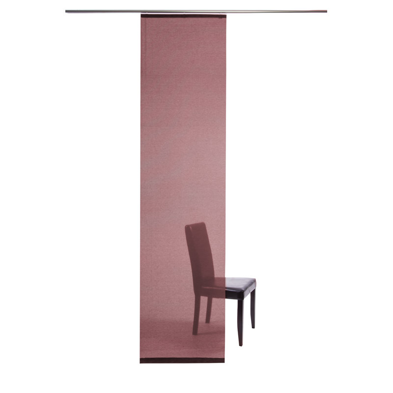 Tameka Sheer Curtain, Carmine clear