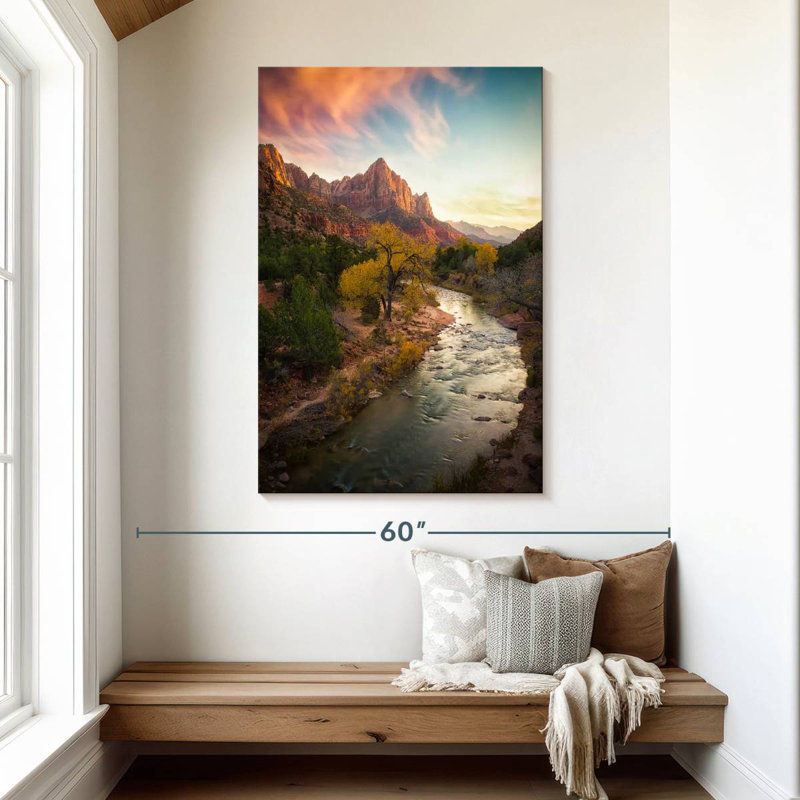 Vue du parc national Alvord Zion, H 48 po x l 32 po