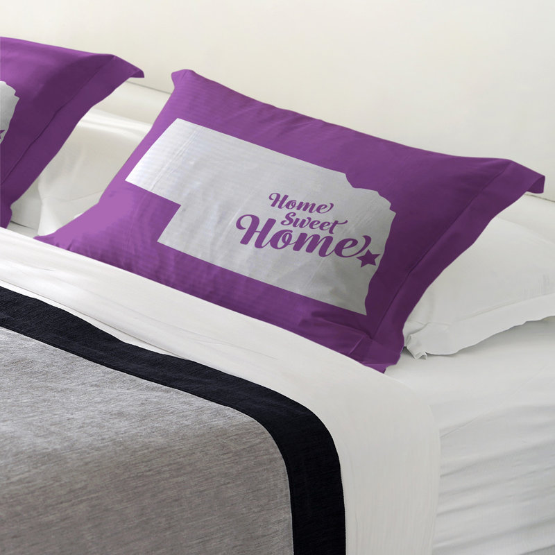 Omaha Polyester Sham, Polyester, King, Violet