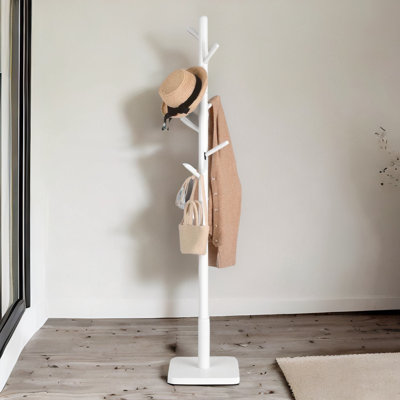 Freestanding 8 - Hook Coat Rack