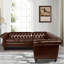 Canapé modulaire Chesterfield en similicuir Faraaz-779897299