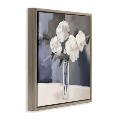 Cadre flottant avec pétales doux, design par Mona Grace
