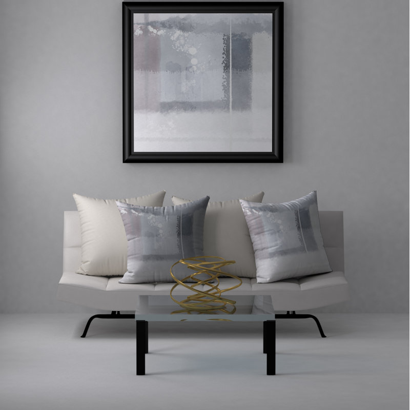 Abstract Throw Pillow, 20" H x 20" W