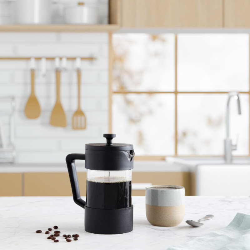 Cafetière Borosilicate, 5 tasses , Noir