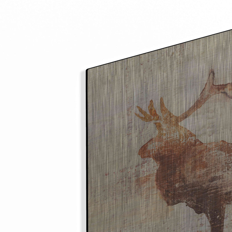 «Elk Study» par Studio Mousseau, H 24 po x l 24 po