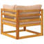 Canapé d'angle modulaire avec coussins 100 % polyester, en acacia massif-639572862-639572858
