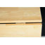 Îlot de cuisine et chariot de cuisine, îlot de cuisine mobile avec plateau de table en bois d'hévéa extensible, tablette réglable à l'intérieur de l'armoire pour différents ustensiles, 3 grands tiroirs, avec porte-épices, porte-serviettes, abeille noire-266276275