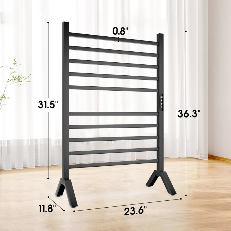 Freestanding Electric Towel Warmer Wall Mount Heated Towel Rack
