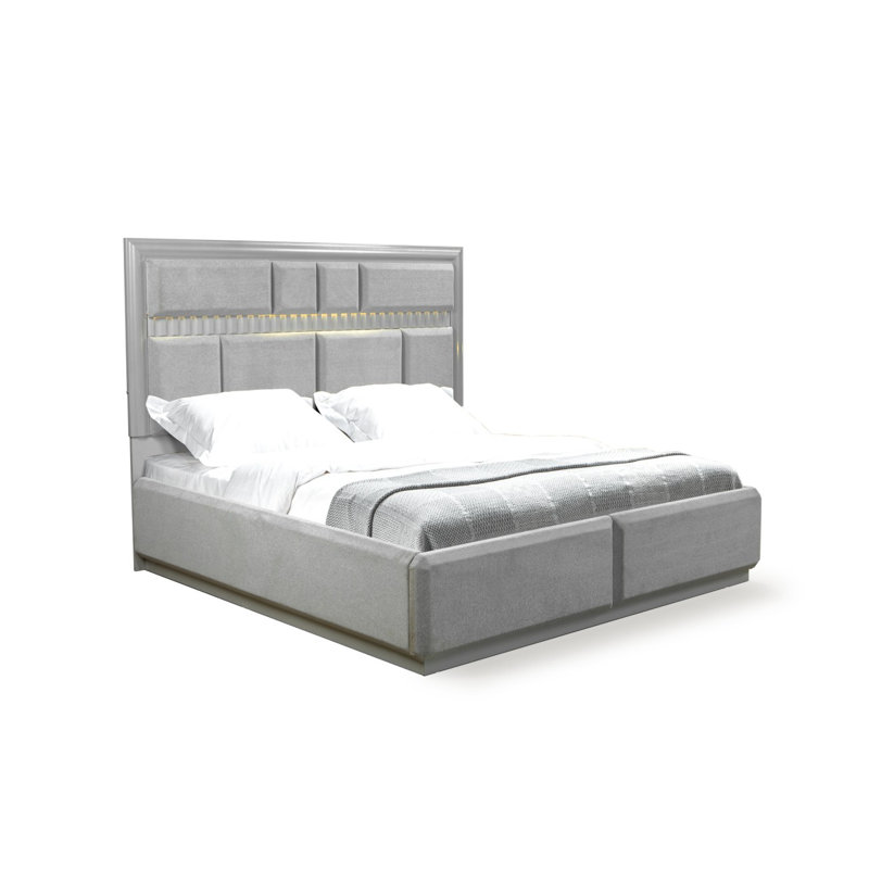Upholstedred Bed Frame With Headboard