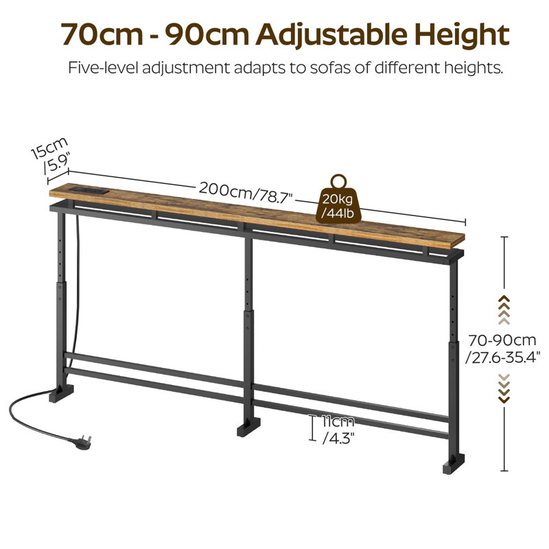 200 cm W Console Table
