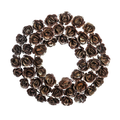 Couronne de rose en métal 15 pi