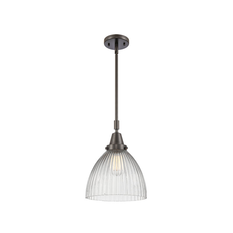 1 - Light Single Pendant, No Bulb Included, Oil Rubbed Bronze