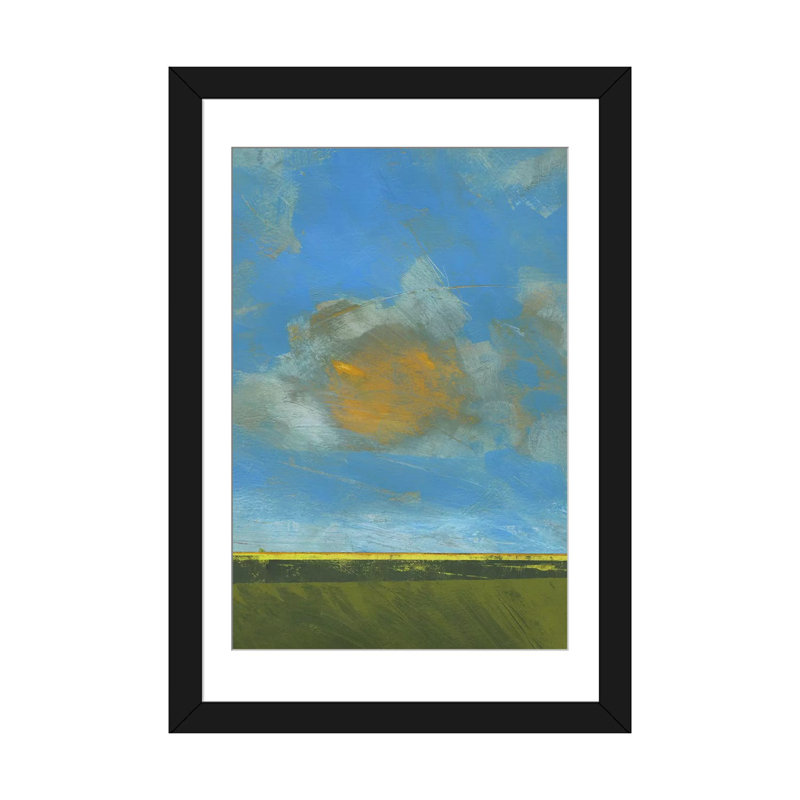 «June Sky» par Paul Bailey - Estampe numérique sur toile tendue avec châssis, H 24 po x l 16 po x P 1 po, Blanc
