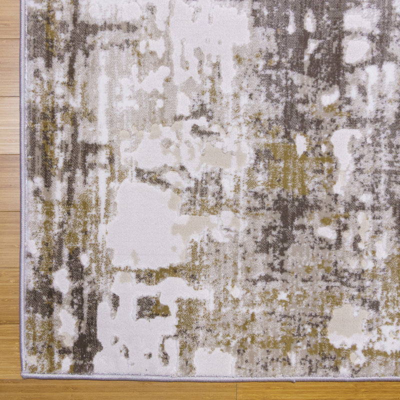 Tapis mauve Mickamel Milas, Rectangle 6 pi 6 po x 9 pi 6 po