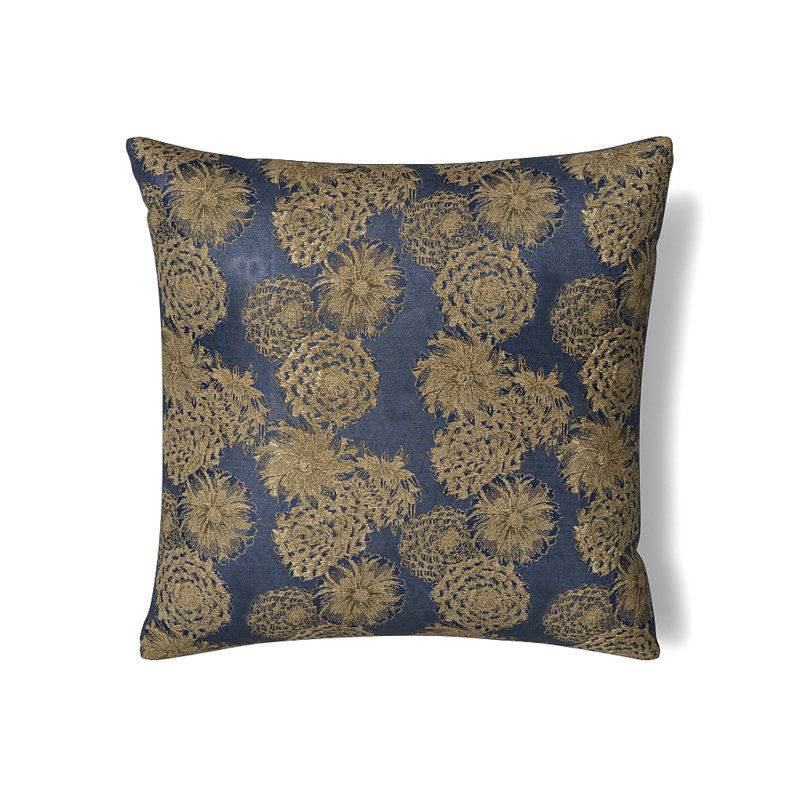 The Met x Ann Gish Chrysanthemum Euro Sham