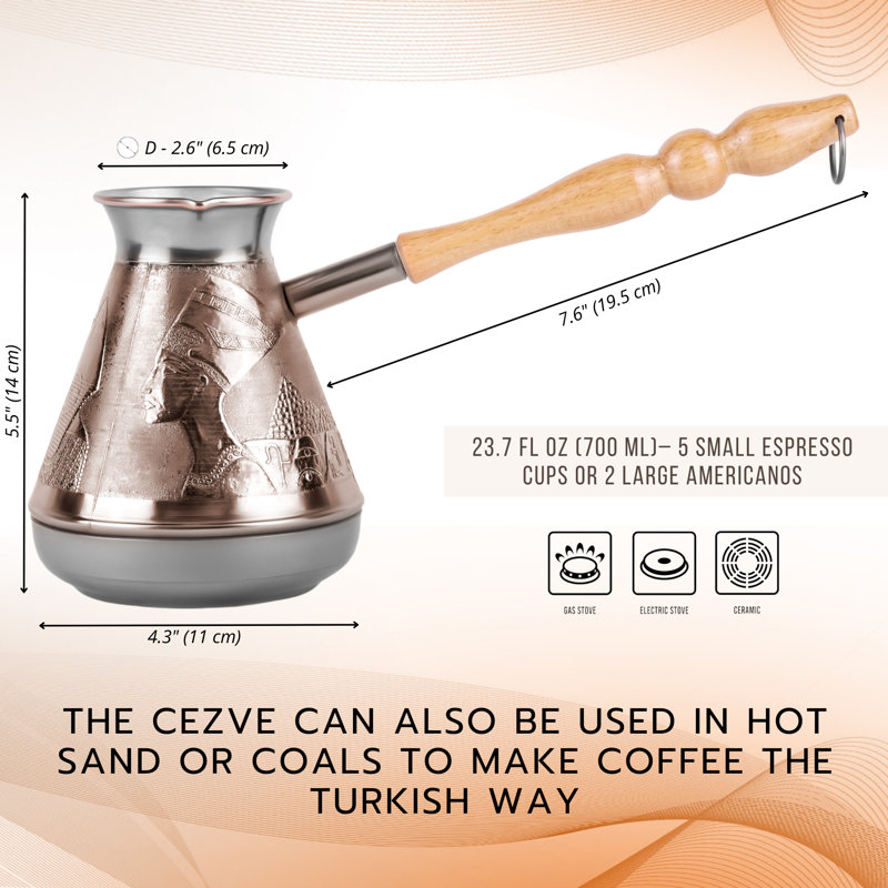 Cafetière turque 2,8 tasses Cezve STP Goods