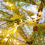 Arbre de Noël artificiel complet 6 pi avec lumières DEL et base en métal, 612 pointes pour un décor de Noël réaliste