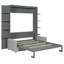 Grand lit escamotable, lit escamotable avec canapé-118702128