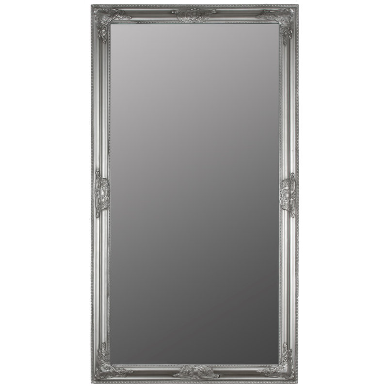 Gambier Wood Flat Wall Mirror, 132cm H x 72cm W