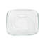 16.5cm Cozy Glass Cappuccino Saucers - 16.5cm
